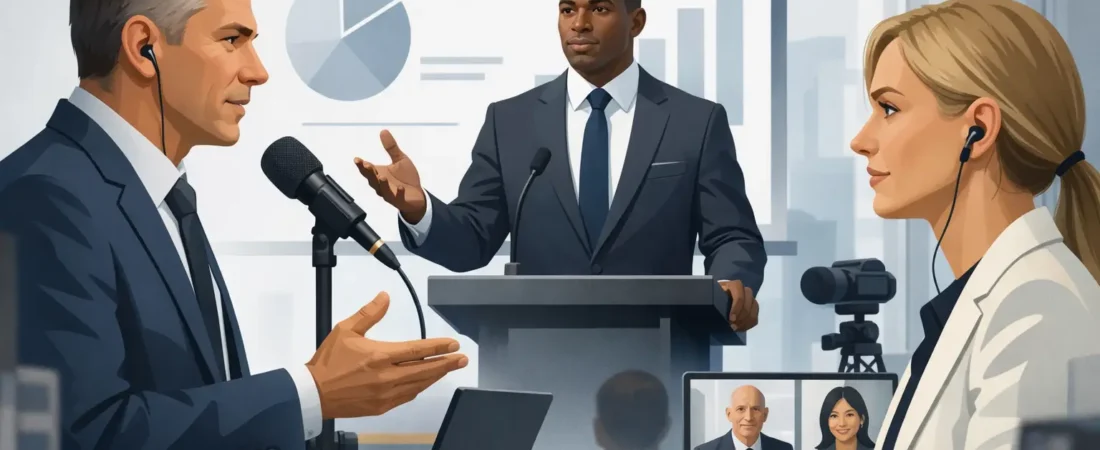 Como estruturar discurso executivo com presença Como estruturar discurso executivo com presença